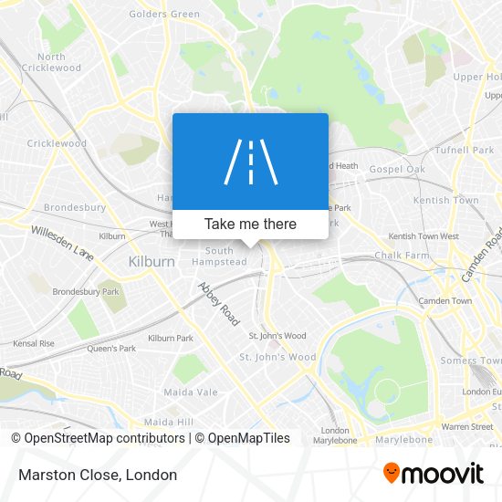 Marston Close map