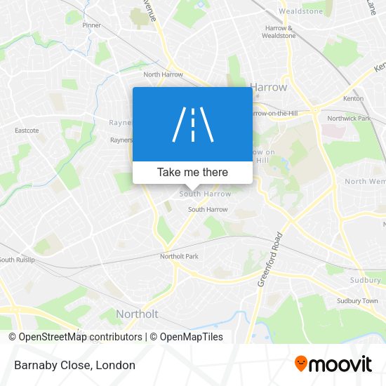Barnaby Close map