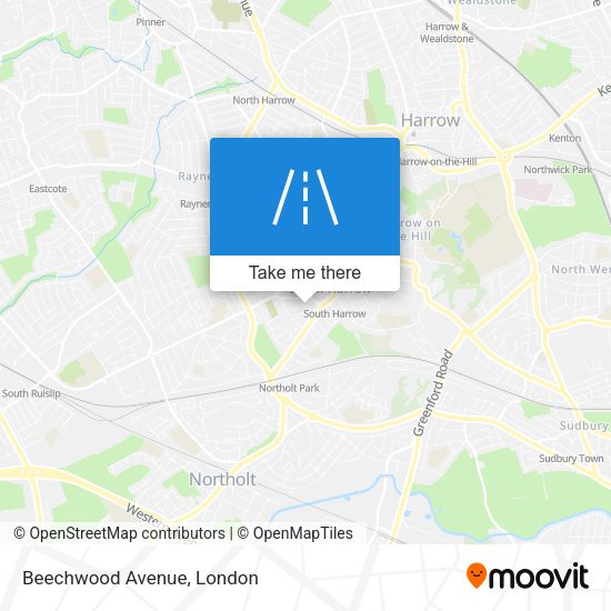 Beechwood Avenue map