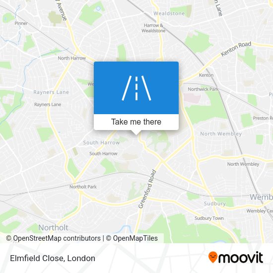 Elmfield Close map