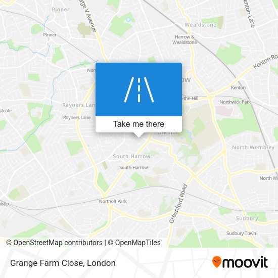 Grange Farm Close map