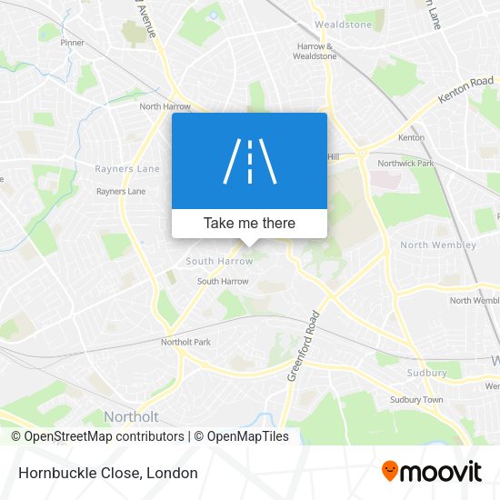 Hornbuckle Close map