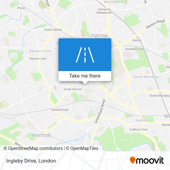 Ingleby Drive map