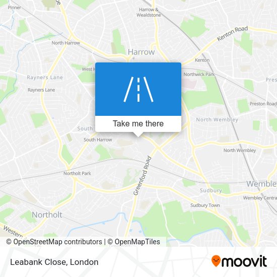 Leabank Close map