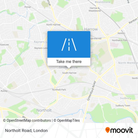 Northolt Road map