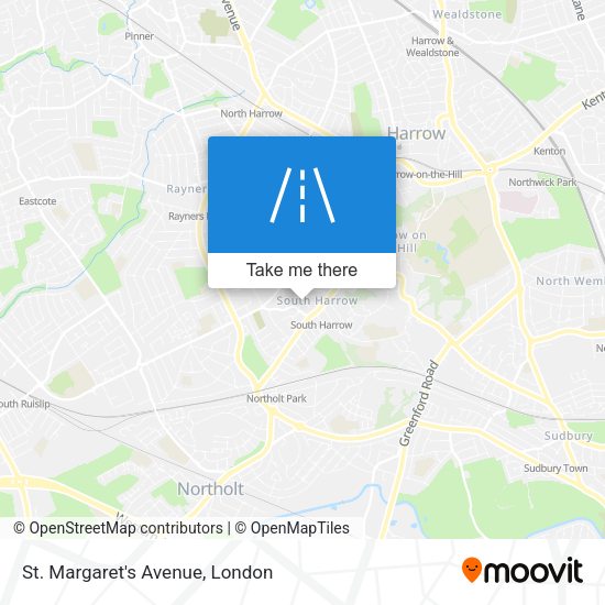 St. Margaret's Avenue map
