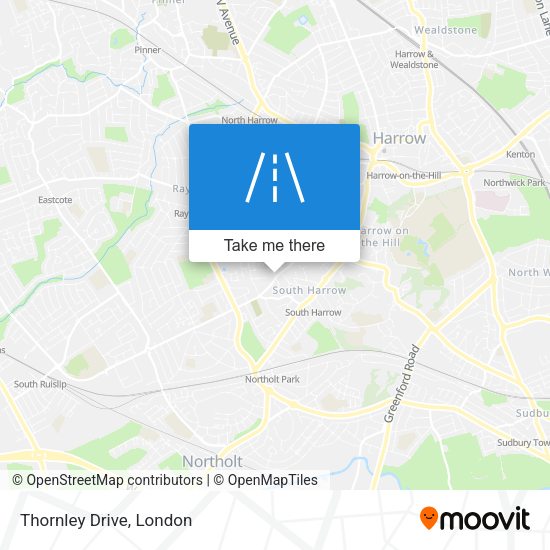Thornley Drive map