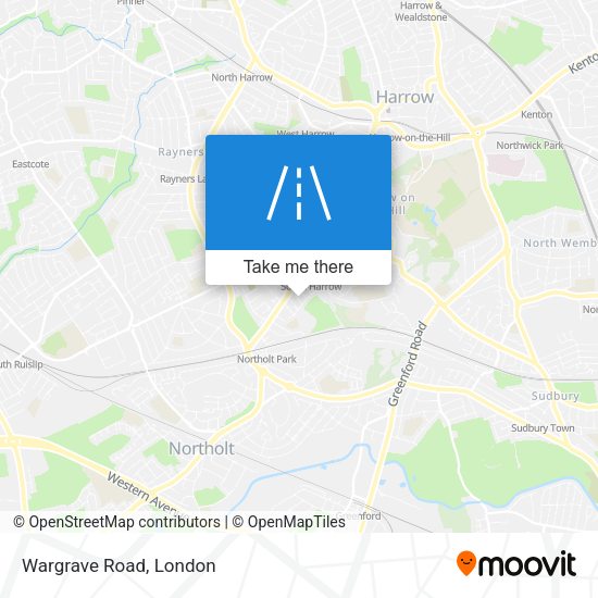 Wargrave Road map