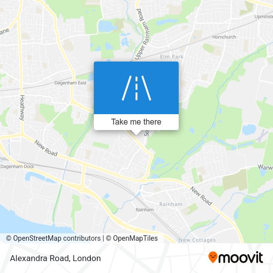 Alexandra Road map