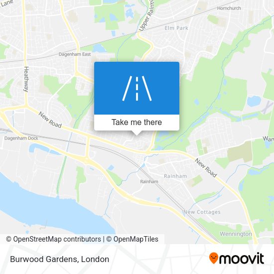 Burwood Gardens map