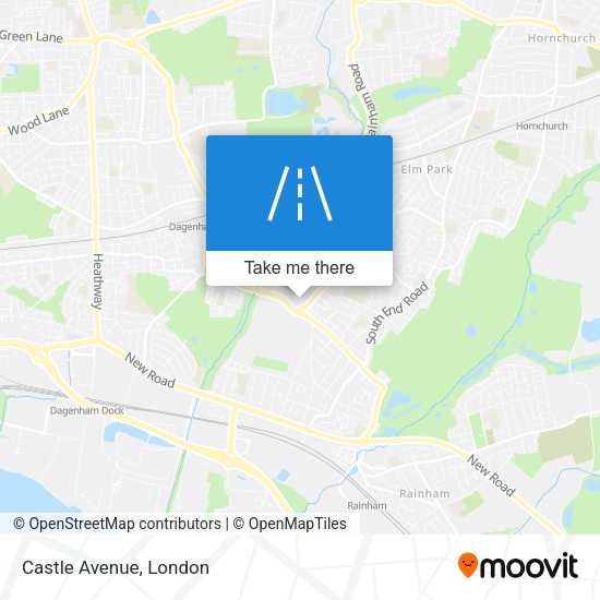 Castle Avenue map