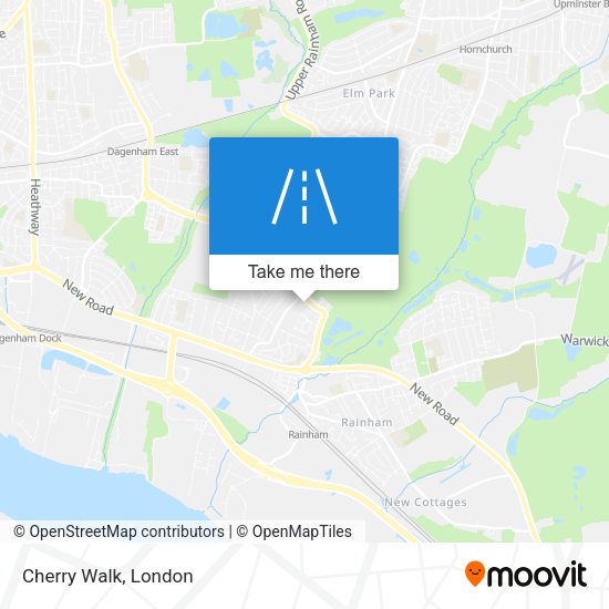 Cherry Walk map