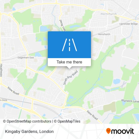 Kingaby Gardens map