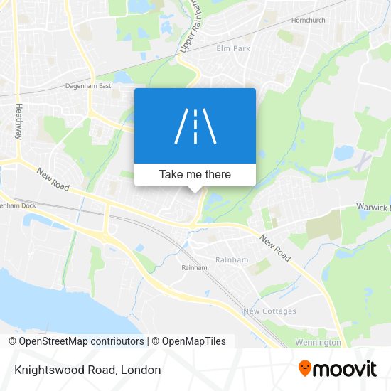 Knightswood Road map