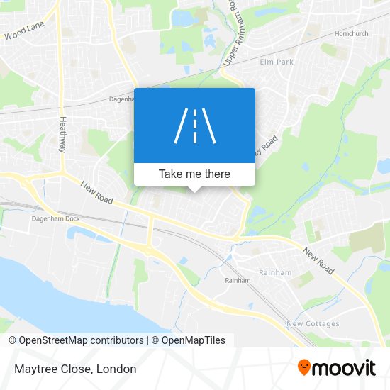 Maytree Close map