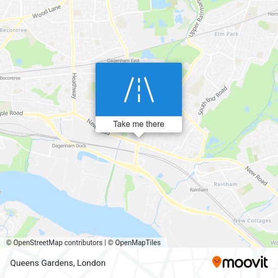 Queens Gardens map