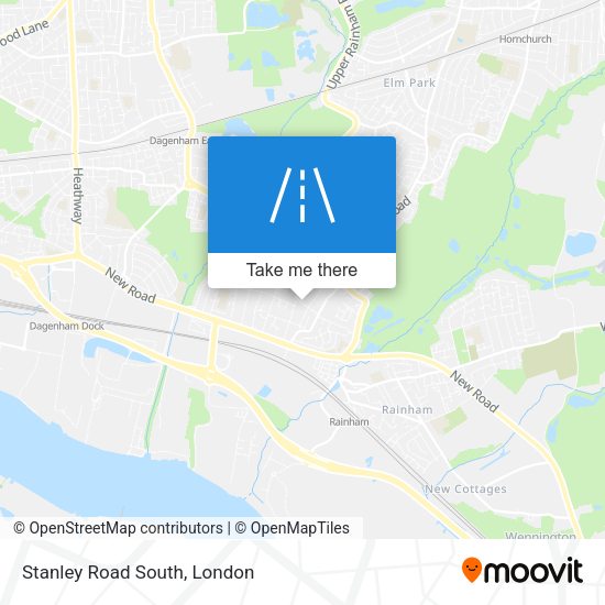 Stanley Road South map