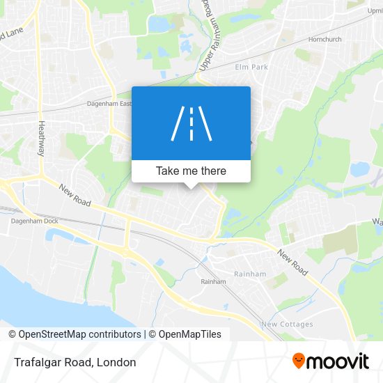 Trafalgar Road map