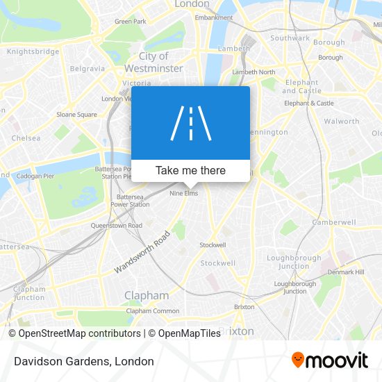 Davidson Gardens map