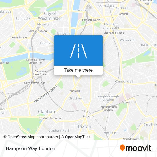 Hampson Way map