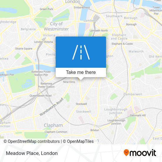 Meadow Place map