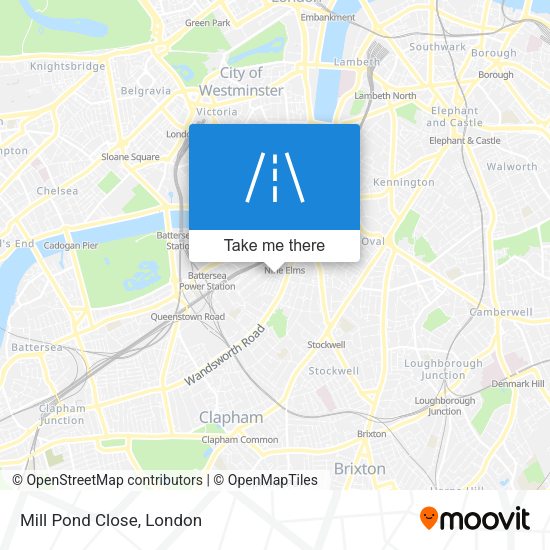 Mill Pond Close map