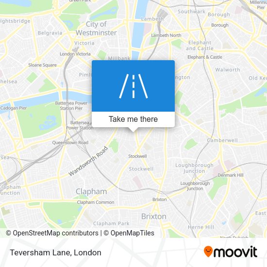 Teversham Lane map