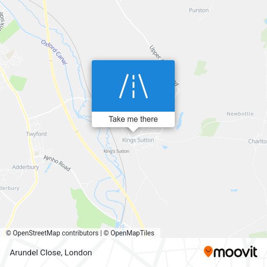 Arundel Close map