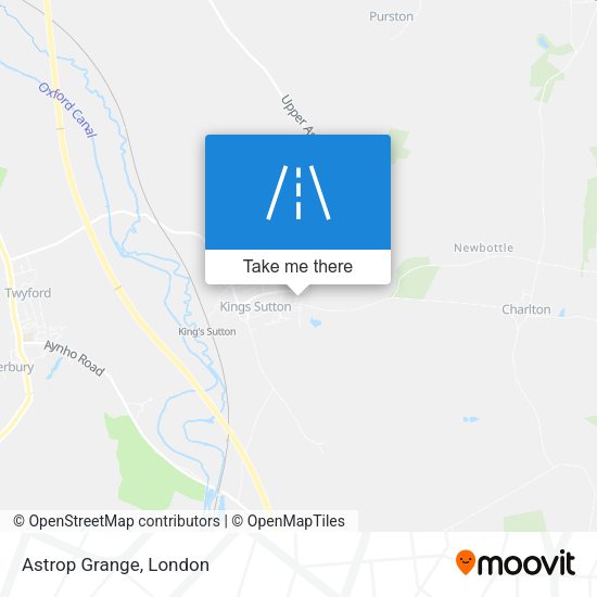 Astrop Grange map