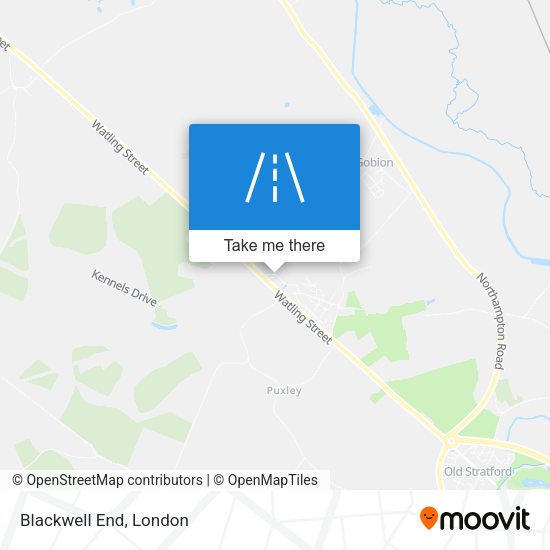 Blackwell End map
