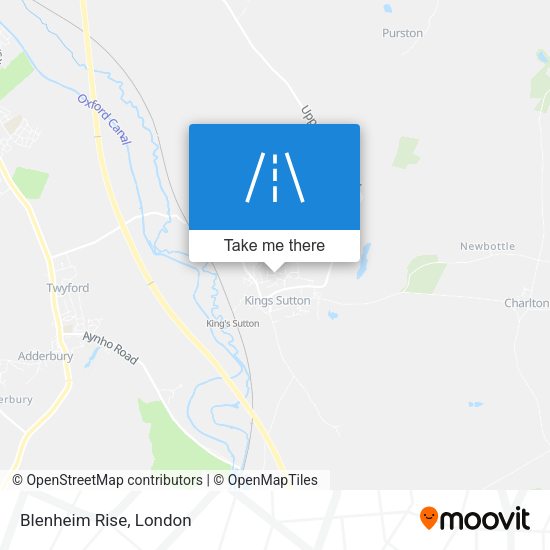 Blenheim Rise map