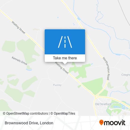 Brownswood Drive map