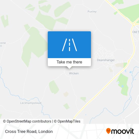 Cross Tree Road map