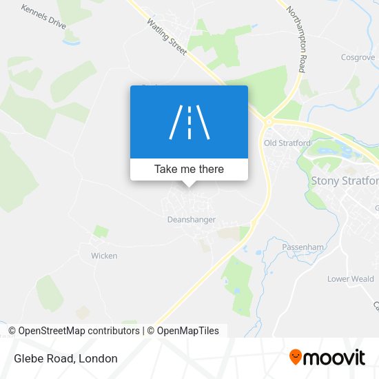 Glebe Road map