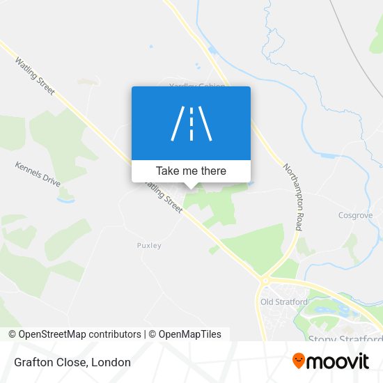 Grafton Close map