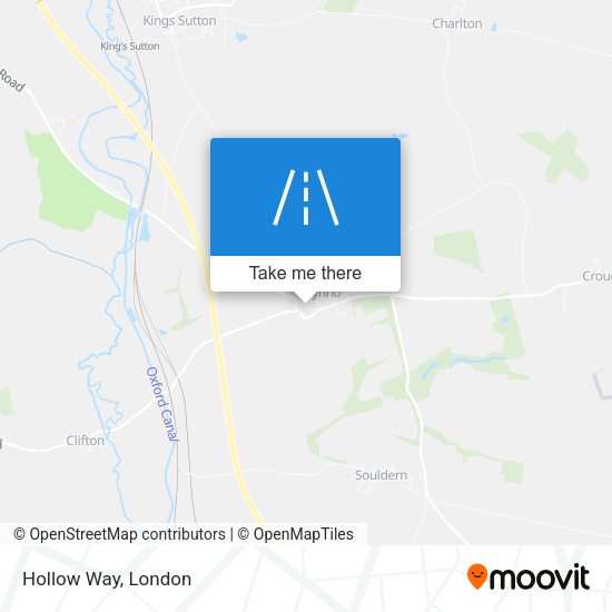 Hollow Way map