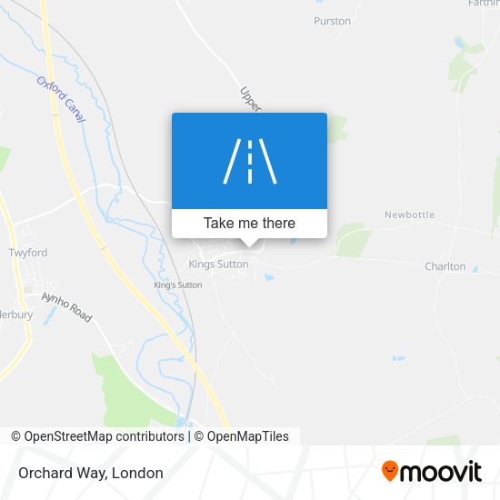 Orchard Way map