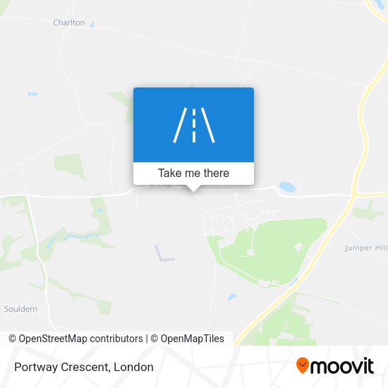 Portway Crescent map