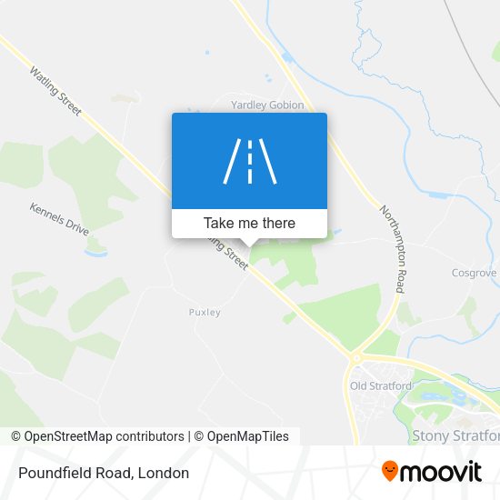 Poundfield Road map
