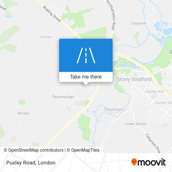 Puxley Road map