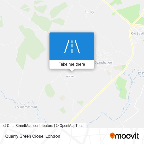 Quarry Green Close map