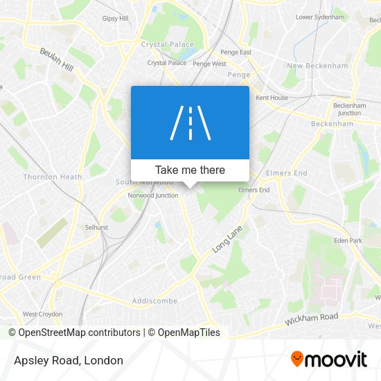 Apsley Road map
