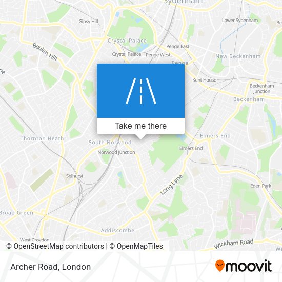 Archer Road map