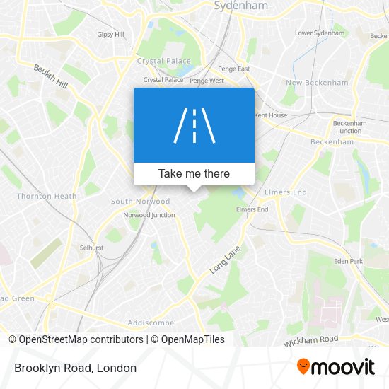 Brooklyn Road map