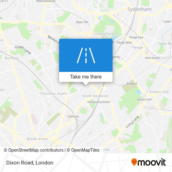 Dixon Road map