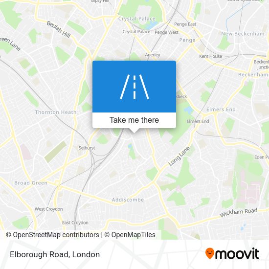 Elborough Road map