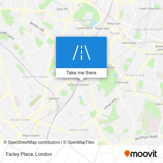 Farley Place map