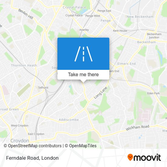 Ferndale Road map
