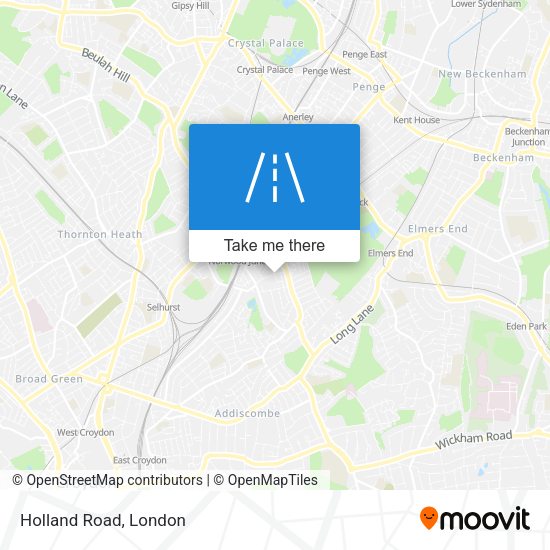 Holland Road map