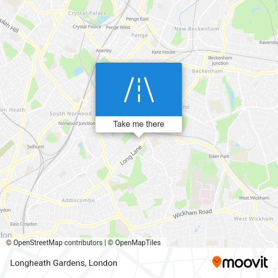 Longheath Gardens map